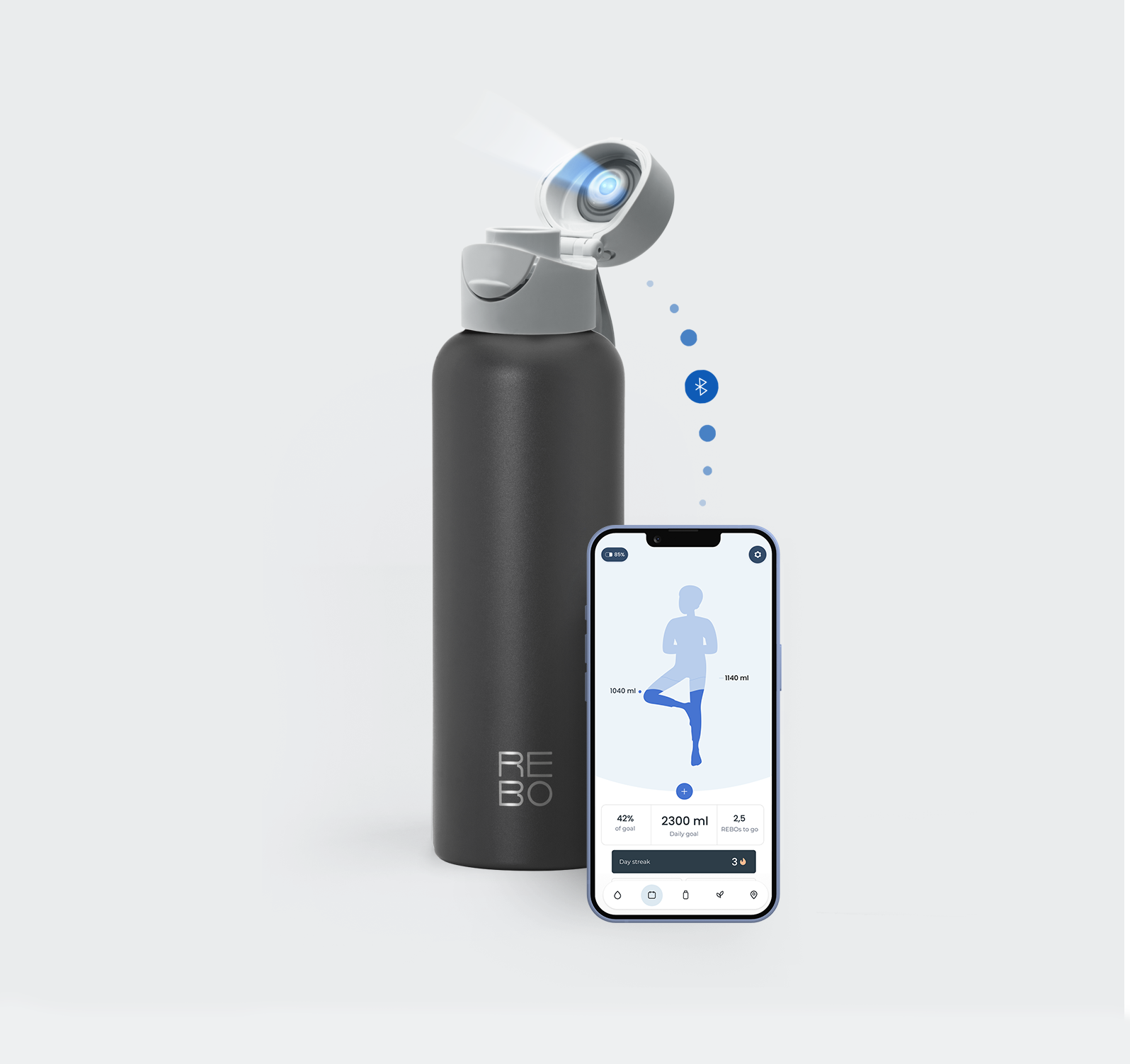 REBO SMART - Dolphin Grey
